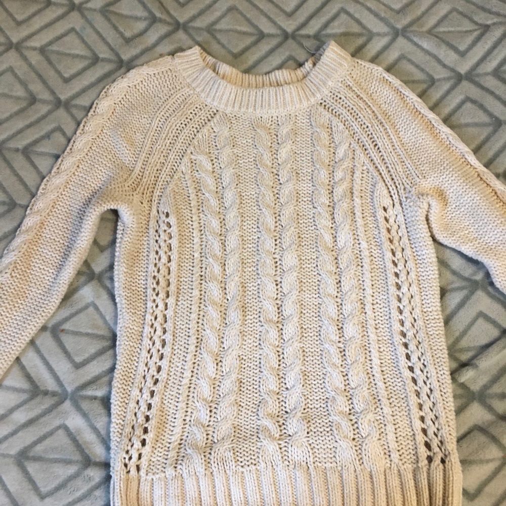 Cream color sweater
